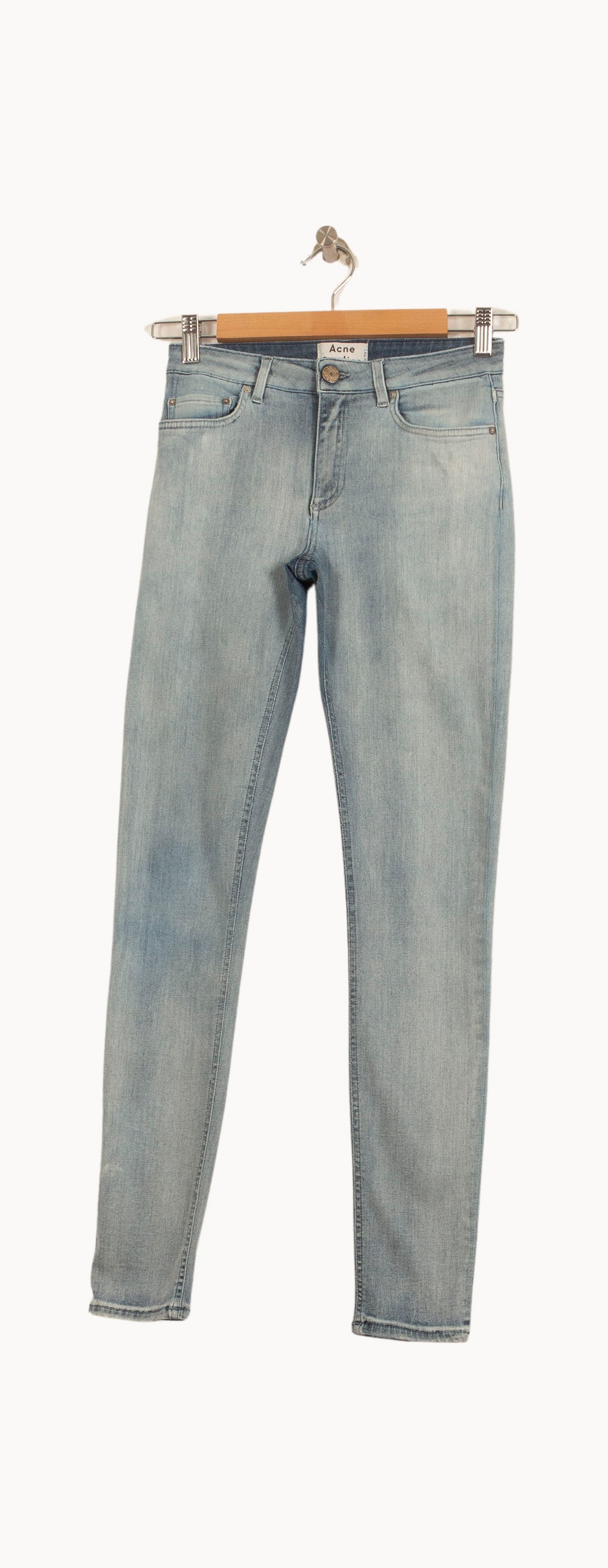 Jean Slim Bleu - Taille XS/34 de la marque Acne Studios | PARAD49842 - Vendu par Paradigme - Image 2