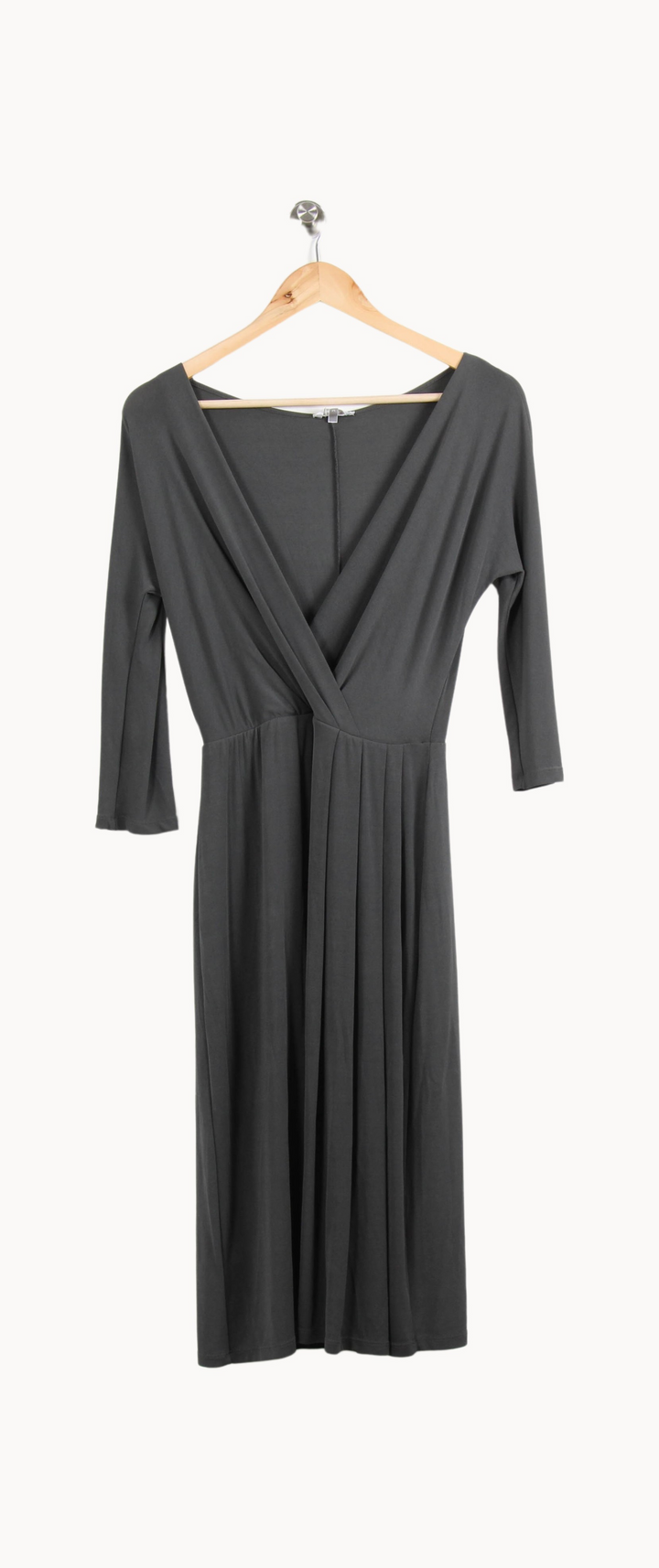Robe Longue Grise - Taille M/38 de la marque Max Mara | PARAD64882 - Vendu par Paradigme - Image 2