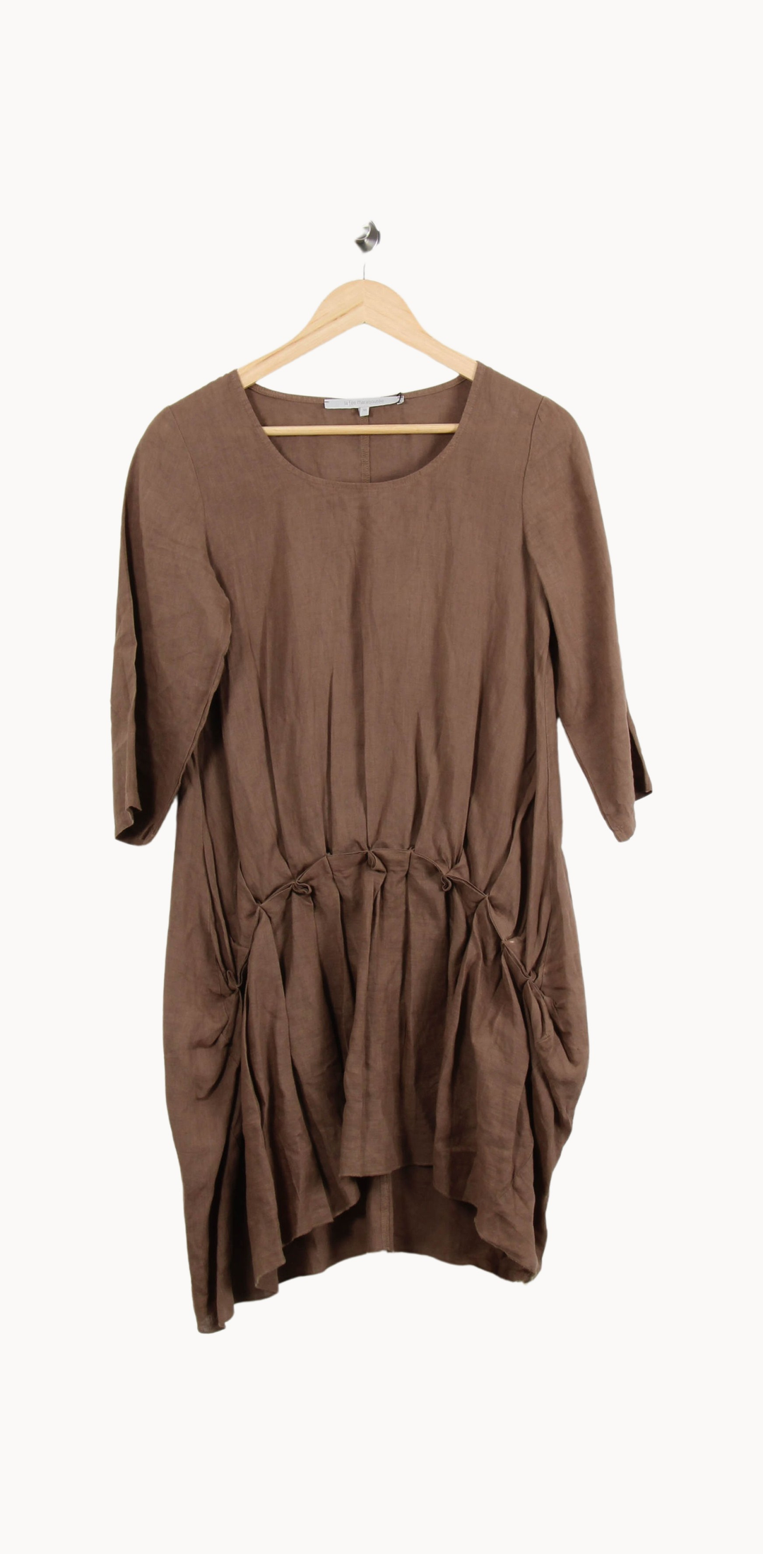 Blouse Marron - Taille M/38 de la marque La Fée Maraboutée | PARAD52138 - Vendu par Paradigme - Image 2