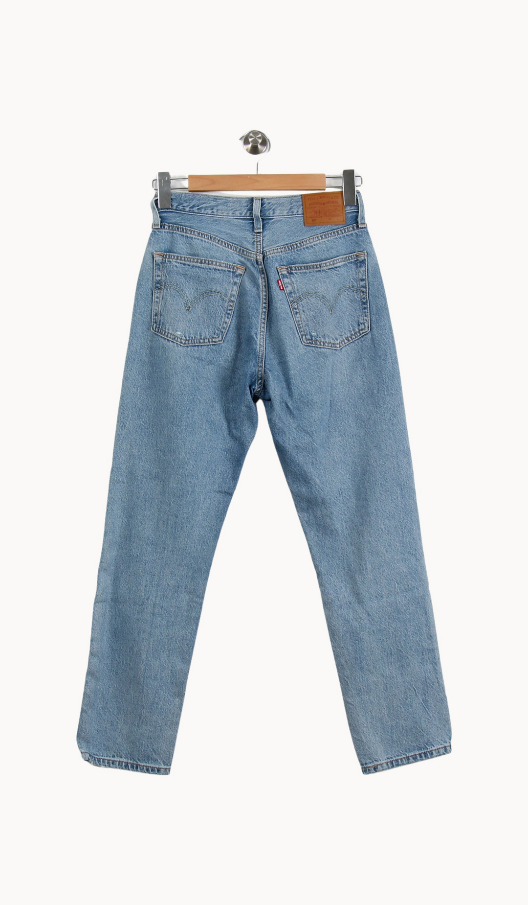 Jean Droit Bleu - Taille S/36 de la marque Levi's | PARAD67145 - Vendu par Paradigme - Image 4