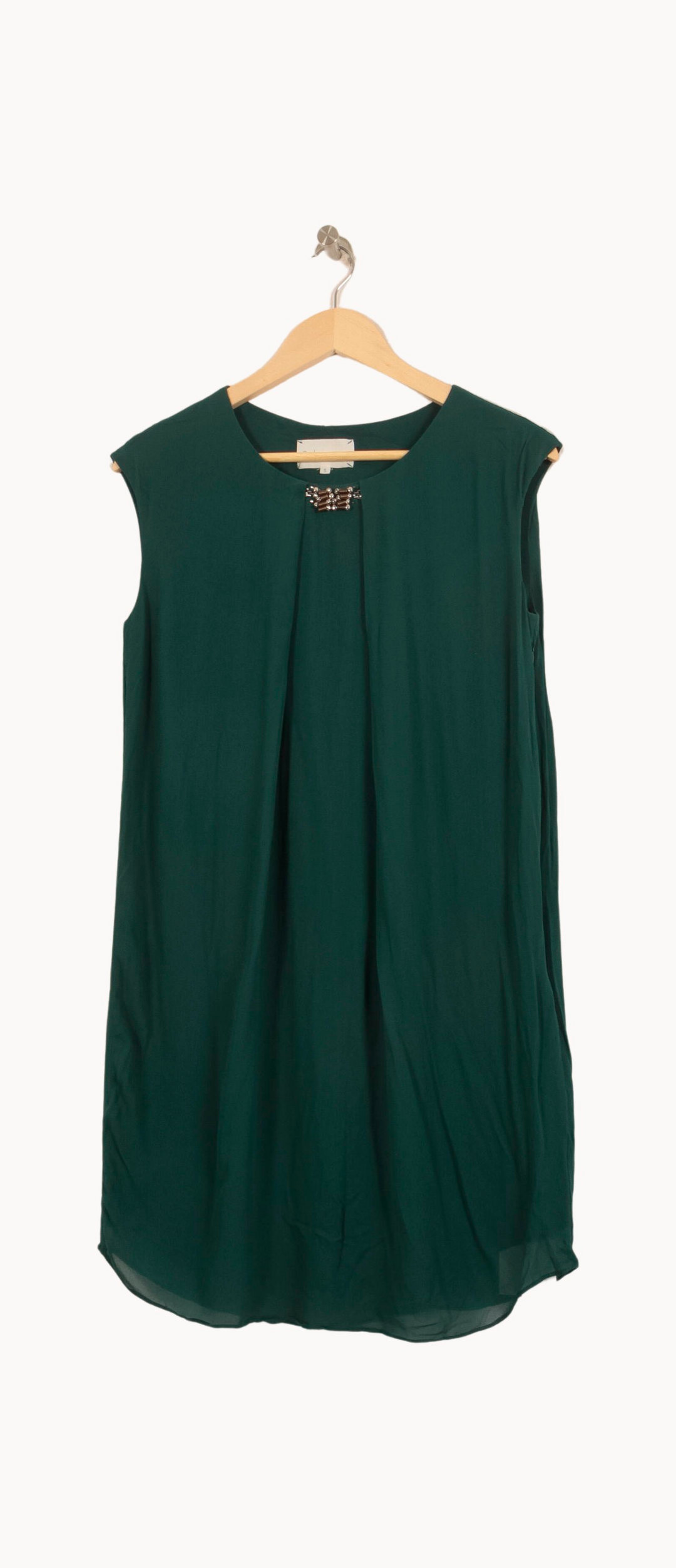 Robe Droite Verte - Taille S/36 de la marque Sud express | PARAD66473 - Vendu par Paradigme - Image 2