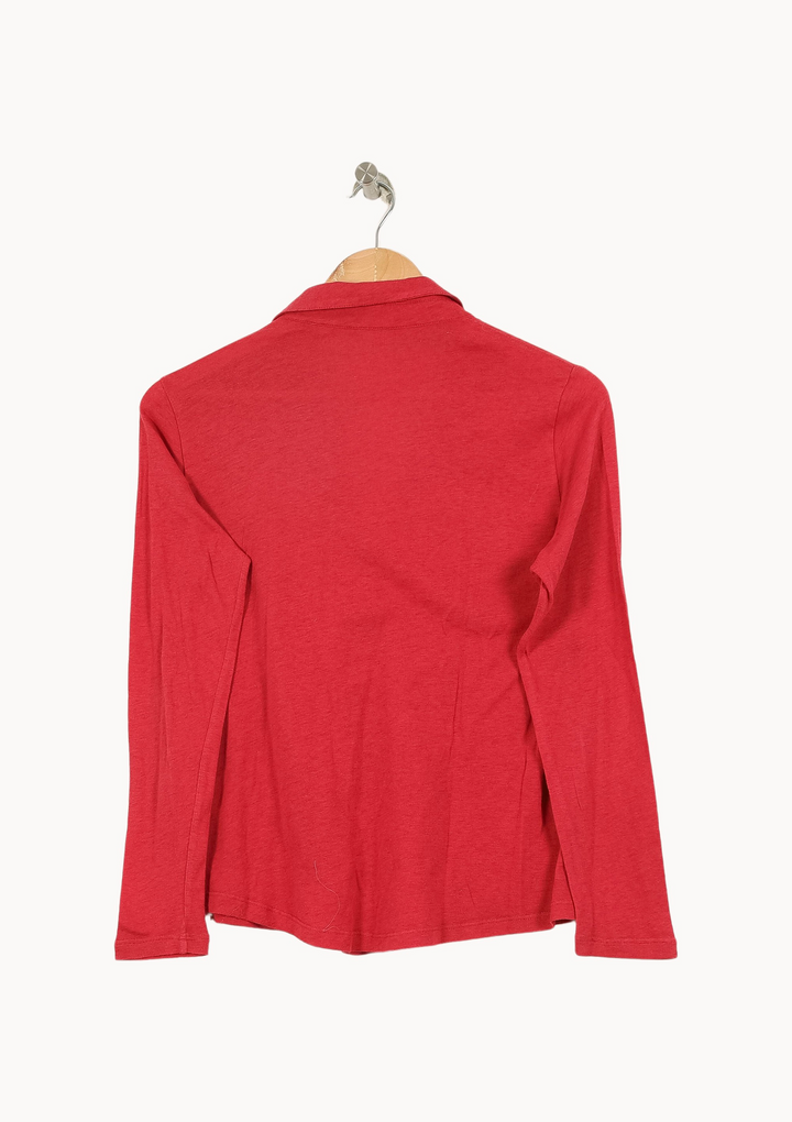 Chemise Rouge - Taille S/36 de la marque Majestic Filatures | PARAD67827 - Vendu par Paradigme - Image 4
