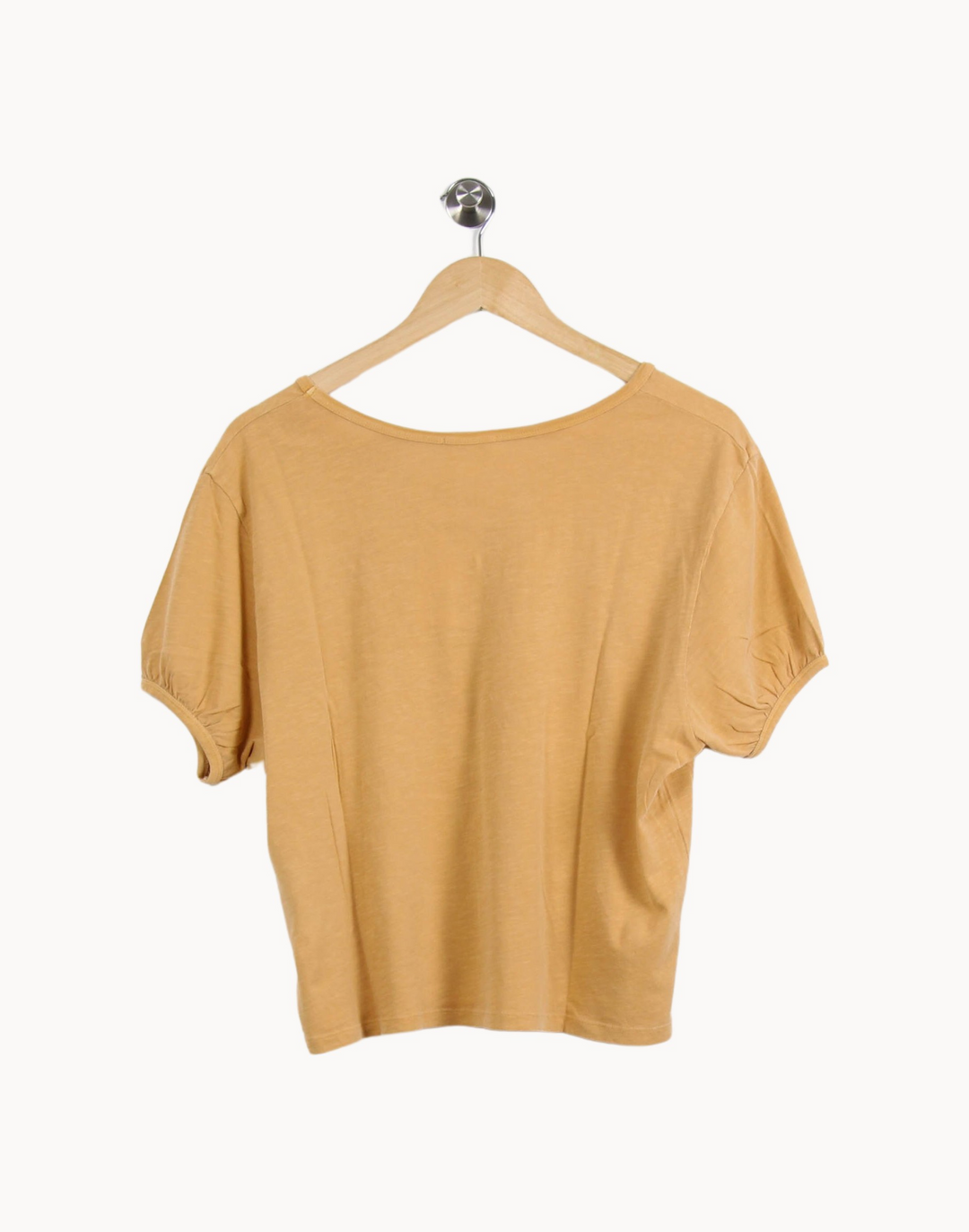 Tee-shirt Jaune - Taille L/40 de la marque American Vintage | PARAD66862 - Vendu par Paradigme - Image 4