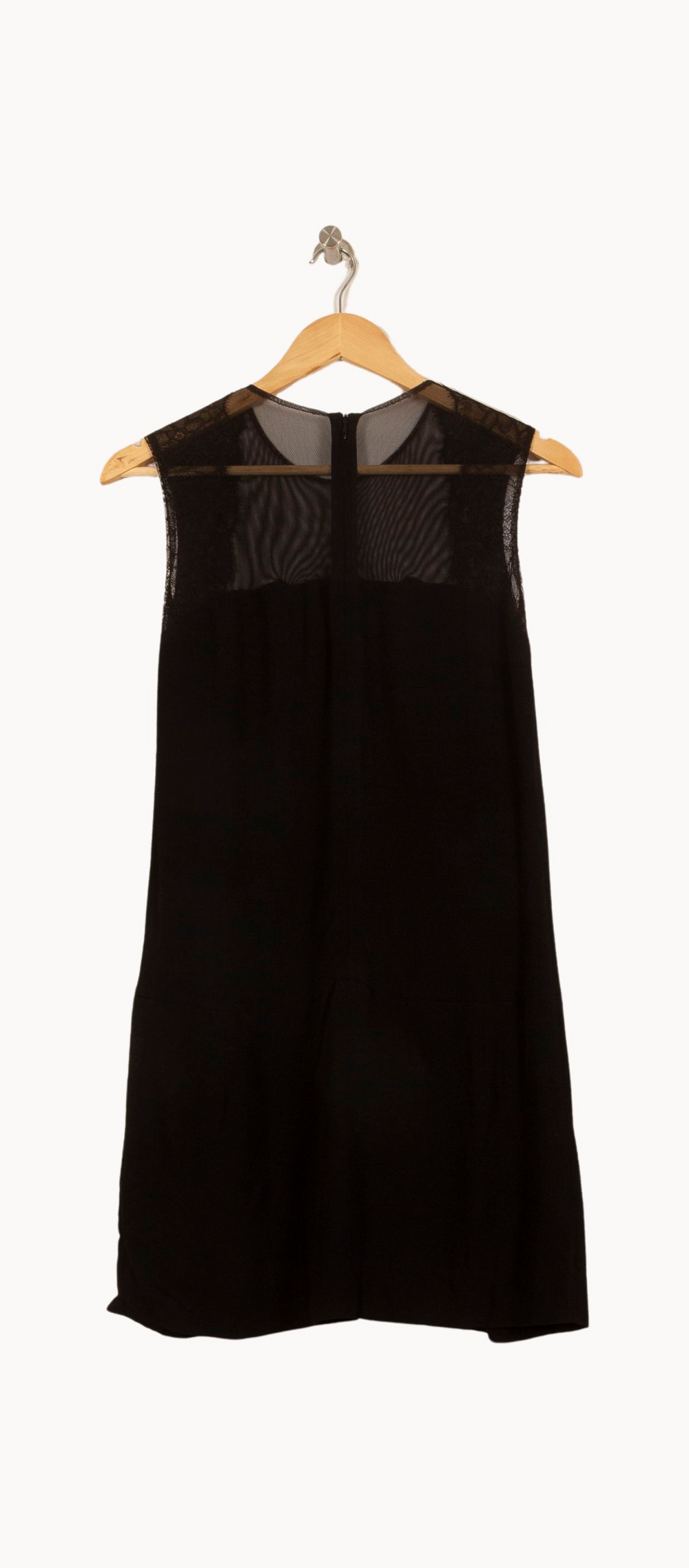 Robe Courte Noire - Taille S/36 de la marque Sandro | PARAD64241 - Vendu par Paradigme - Image 4