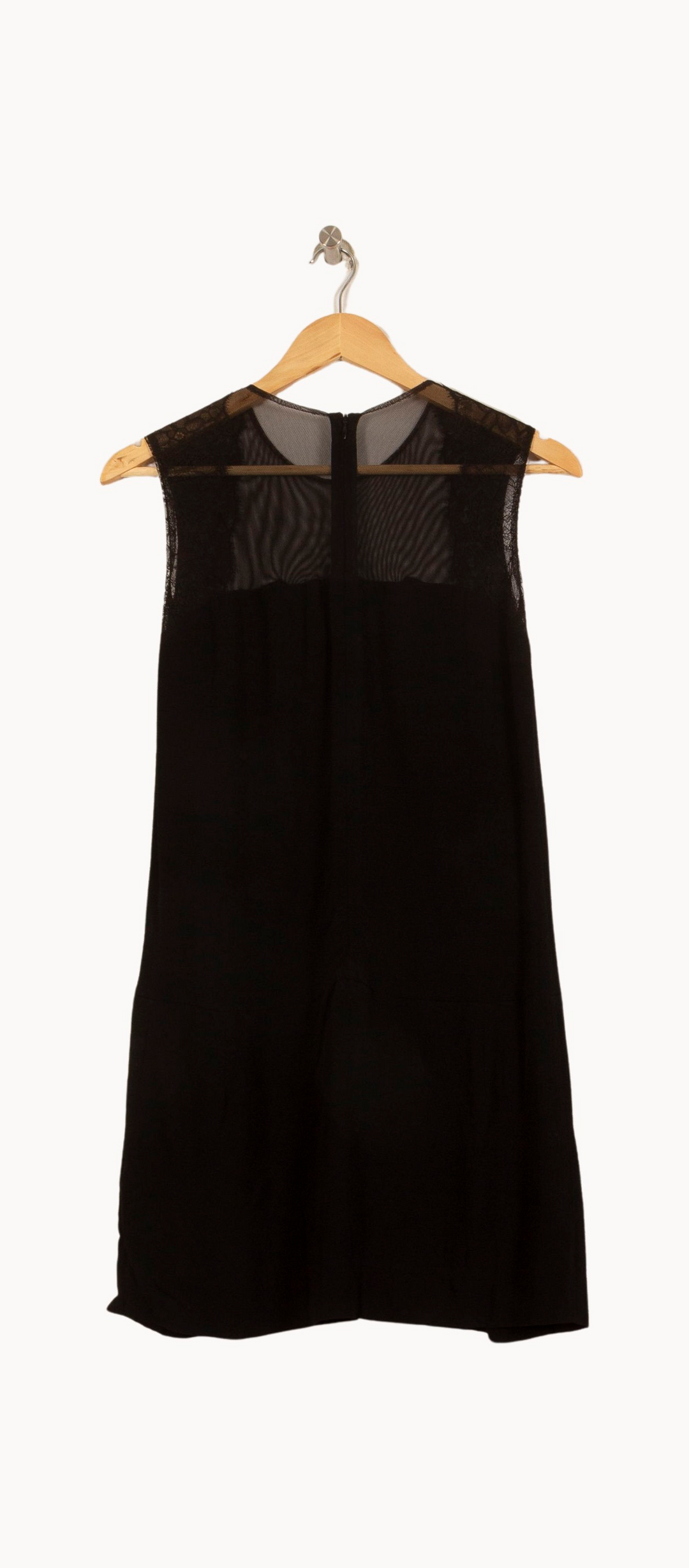 Robe Courte Noire - Taille S/36 de la marque Sandro | PARAD64241 - Vendu par Paradigme - Image 4