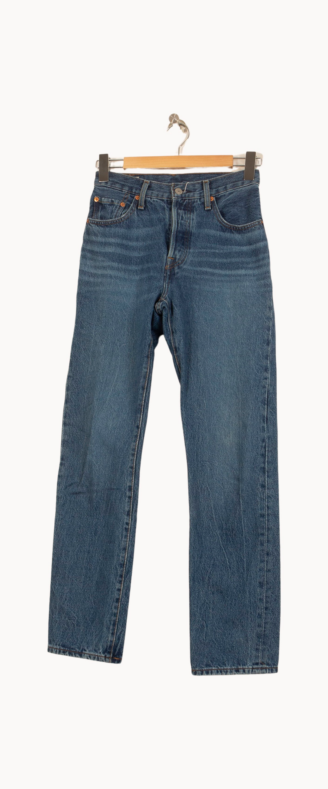 Jean Droit Bleu - Taille S/36 de la marque Levi's | PARAD63759 - Vendu par Paradigme - Image 2