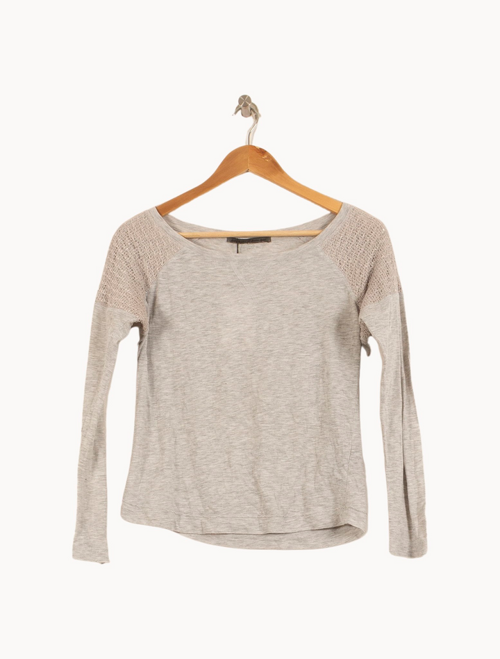 Blouse Grise - Taille M/38 de la marque IKKS | PARAD44650 - Vendu par Paradigme - Image 2