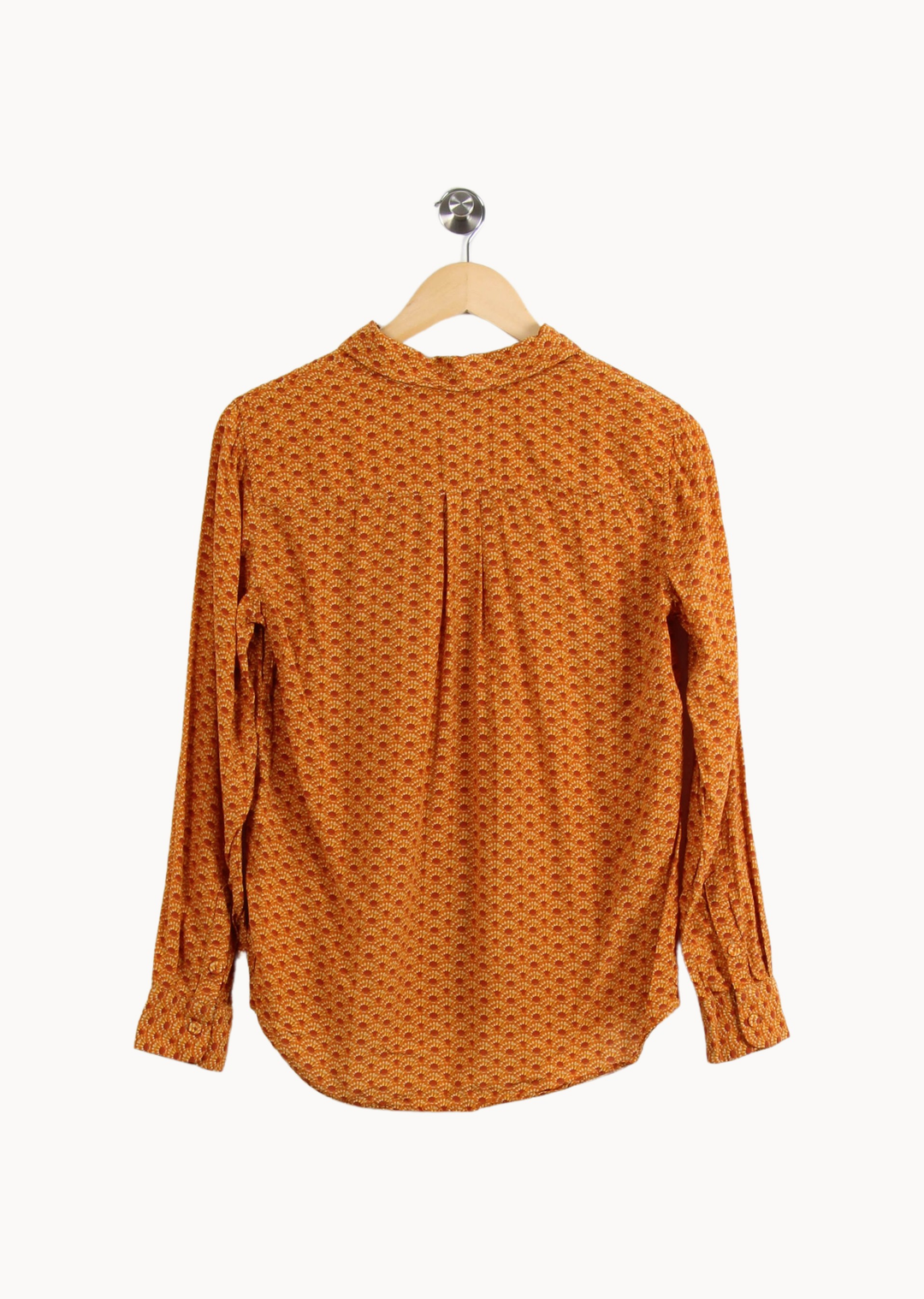 Chemise Orange - Taille M/38 de la marque Soi Paris | PARAD65042 - Vendu par Paradigme - Image 4