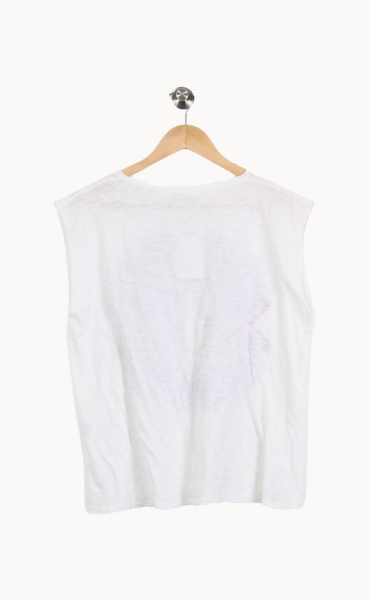 Débardeur Blanc - Taille M/38 de la marque Maje | PARAD38093 - Vendu par Paradigme - Image 4