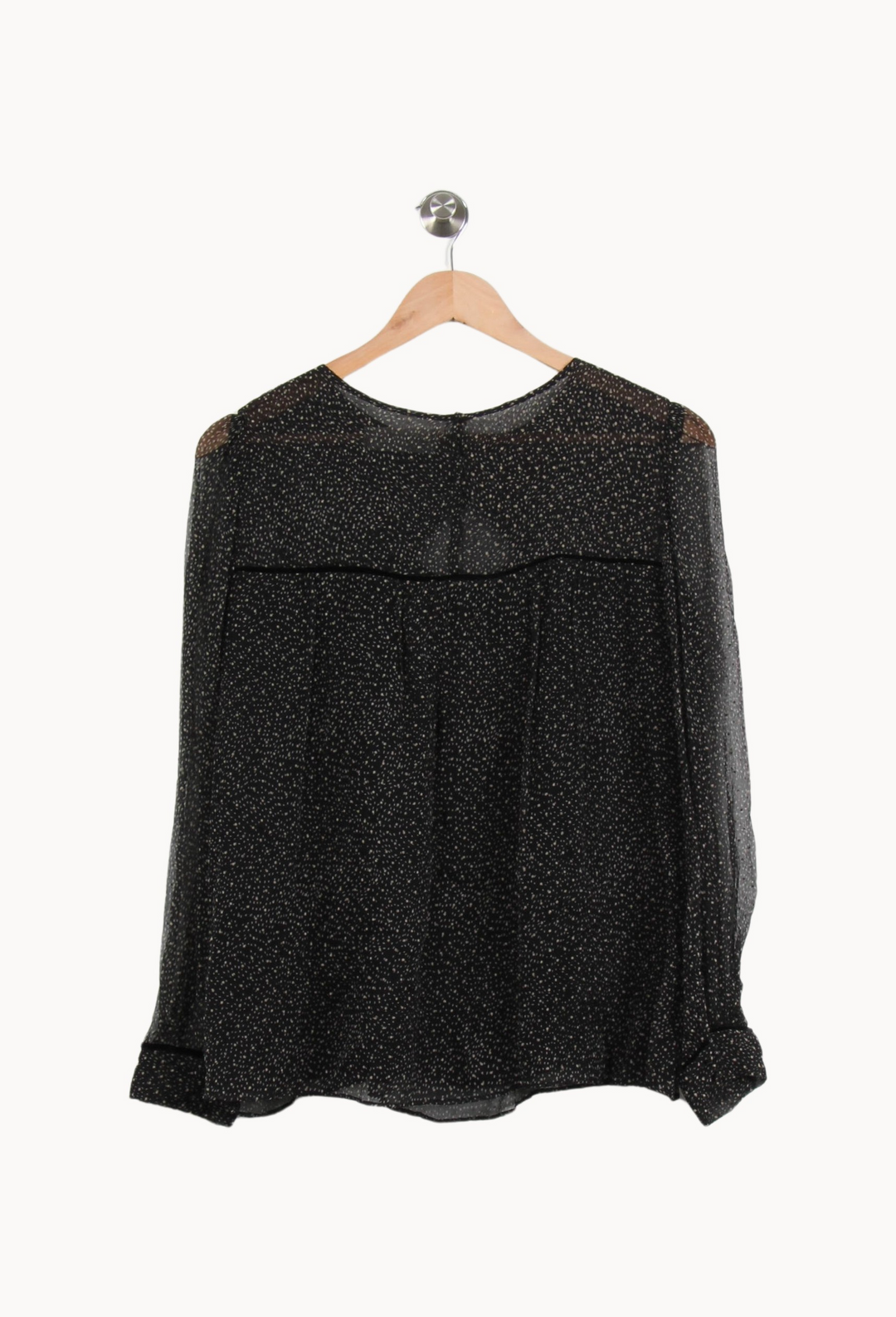 Blouse Noire à Pois - Taille S/36 de la marque Zadig&Voltaire | PARAD50465 - Vendu par Paradigme - Image 4