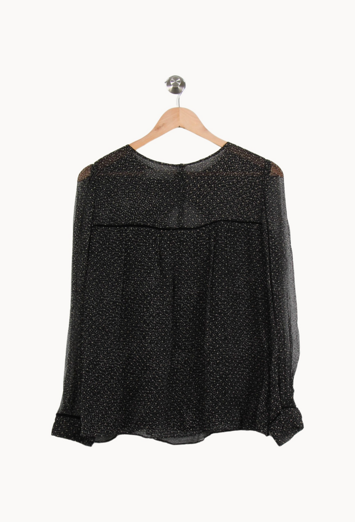 Blouse Noire à Pois - Taille S/36 de la marque Zadig&Voltaire | PARAD50465 - Vendu par Paradigme - Image 4