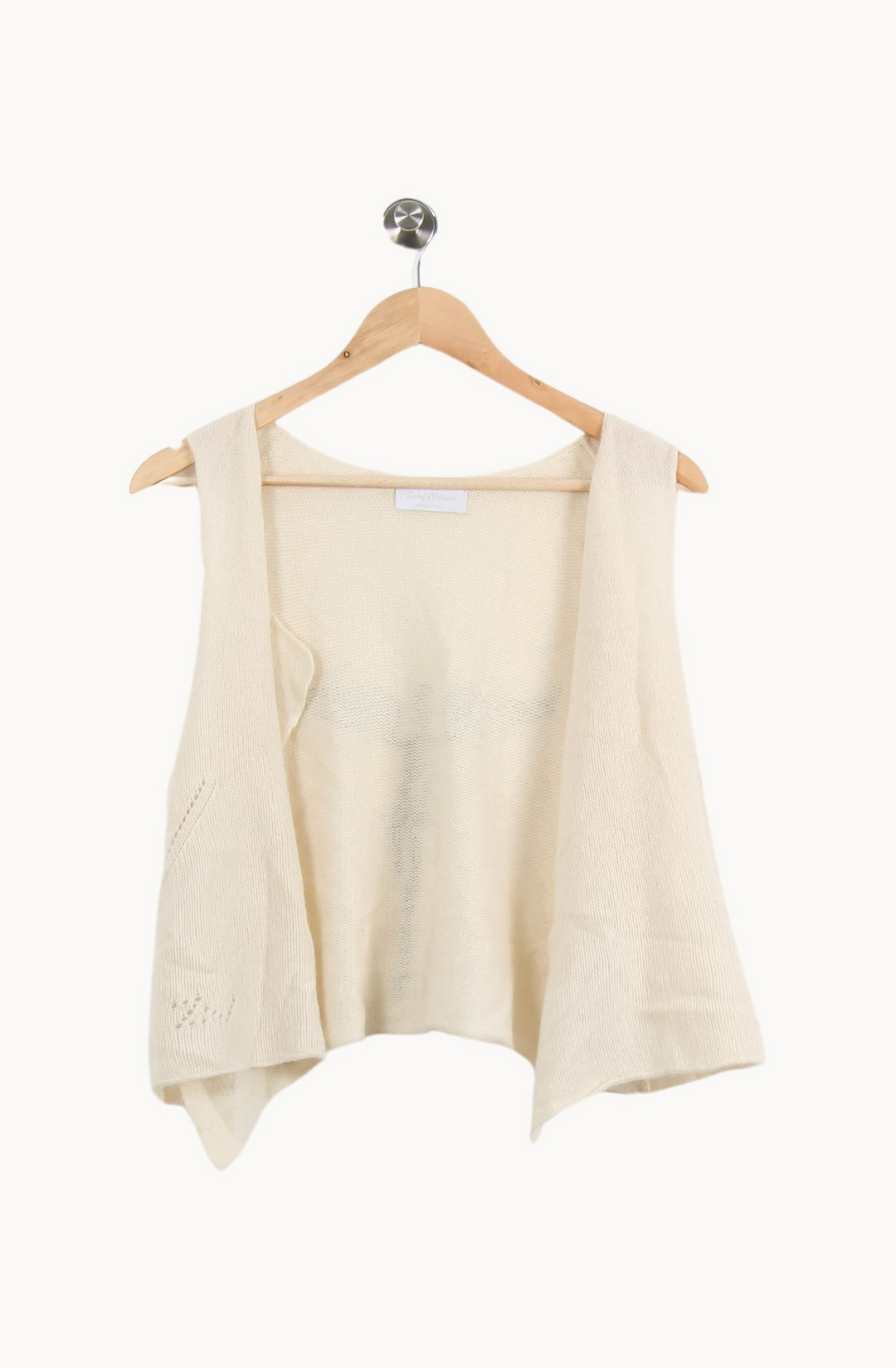 Gilet Sans Manches Blanc - Taille S/36 de la marque Zadig&Voltaire | PARAD50810 - Vendu par Paradigme - Image 2