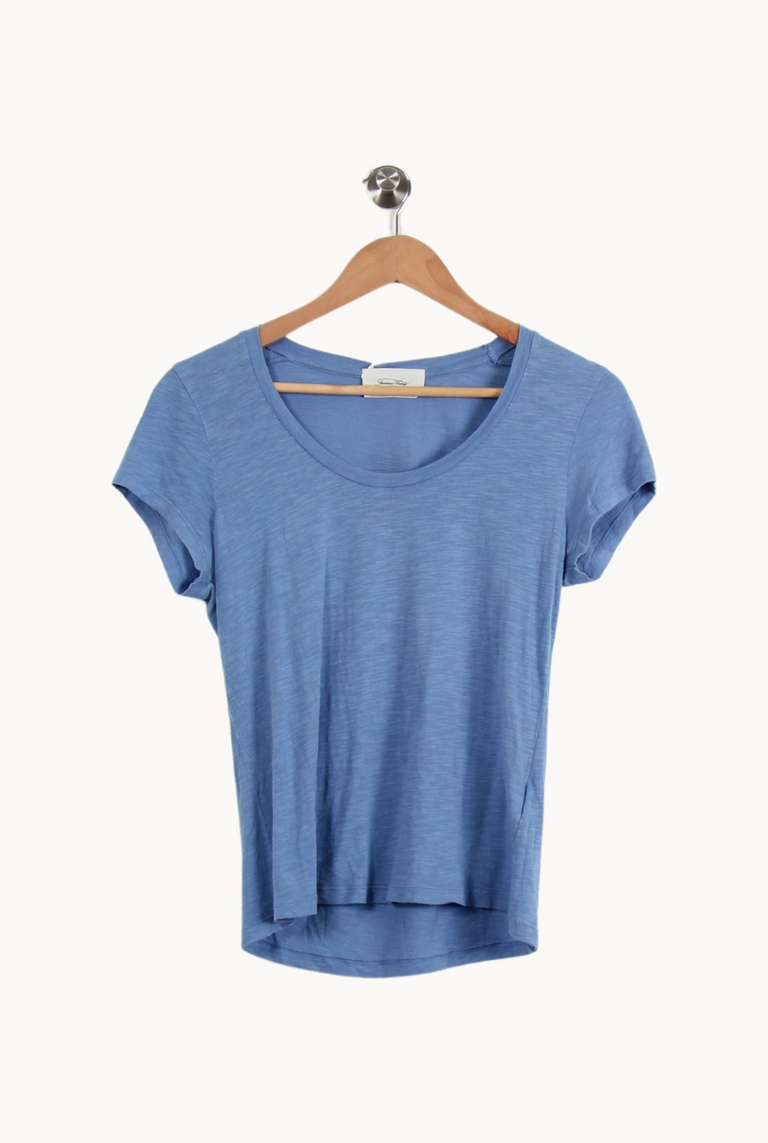 Tee-shirt Bleu - Taille XS/34 de la marque American Vintage | PARAD67319 - Vendu par Paradigme - Image 2