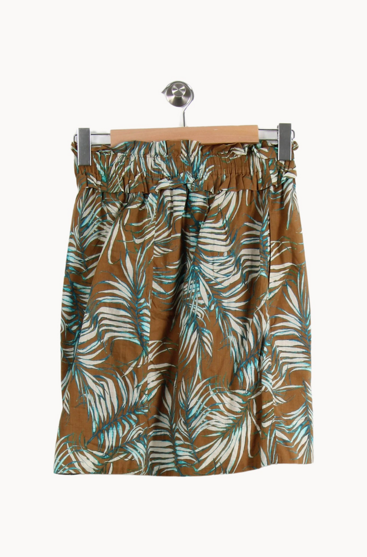 Jupe Courte Marron et Verte - Taille M/38 de la marque Soeur | PARAD66524 - Vendu par Paradigme - Image 4