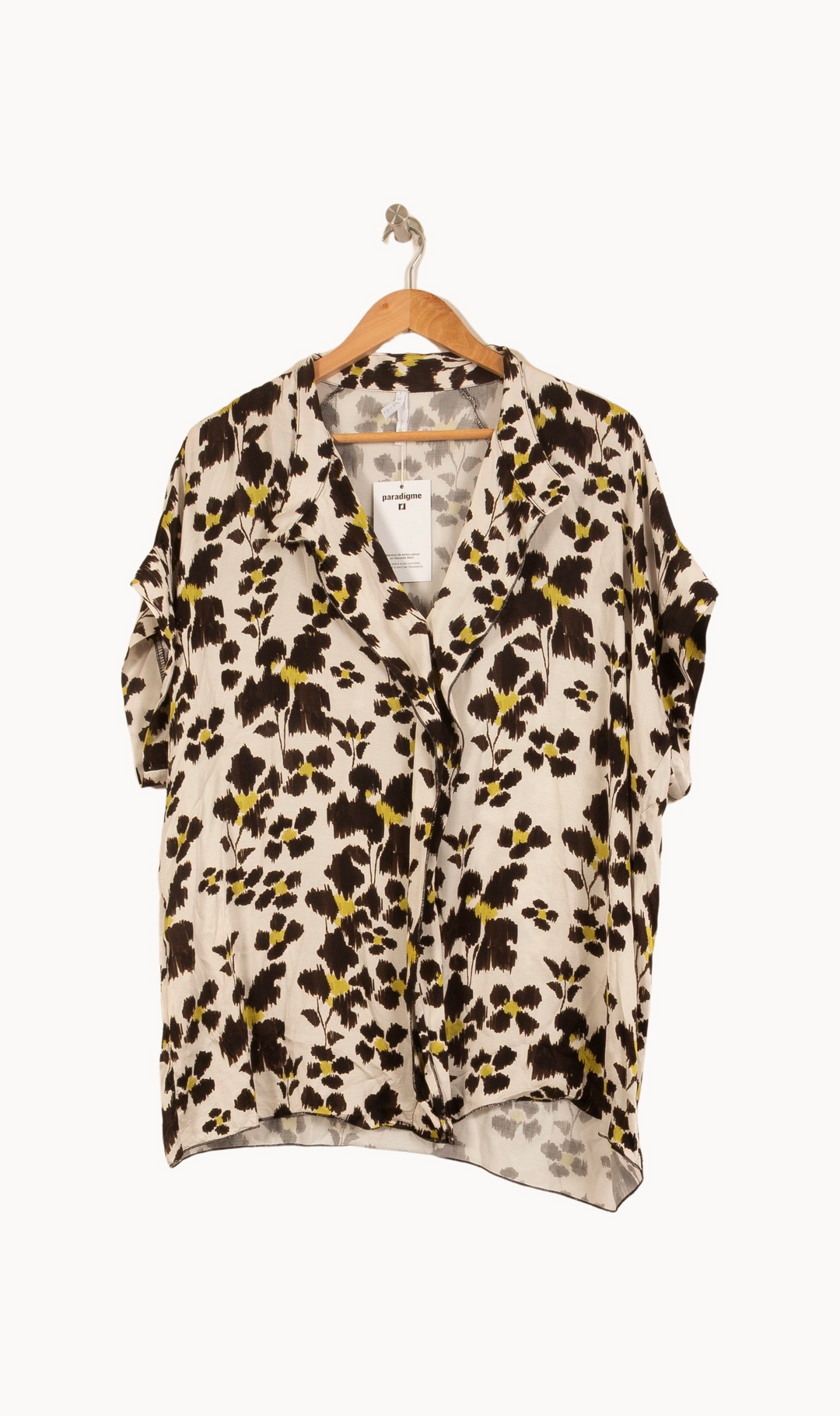Chemise Beige et Marron - Taille L/40 de la marque Imperial | PARAD63419 - Vendu par Paradigme - Image 2