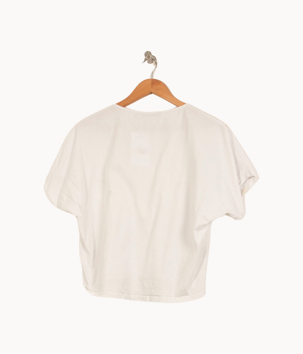 Blouse Blanche - Taille S/36 de la marque La Fée Maraboutée | PARAD63762 - Vendu par Paradigme - Image 4