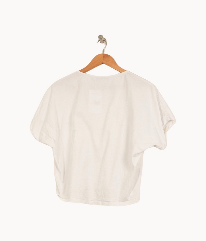 Blouse Blanche - Taille S/36 de la marque La Fée Maraboutée | PARAD63762 - Vendu par Paradigme - Image 4