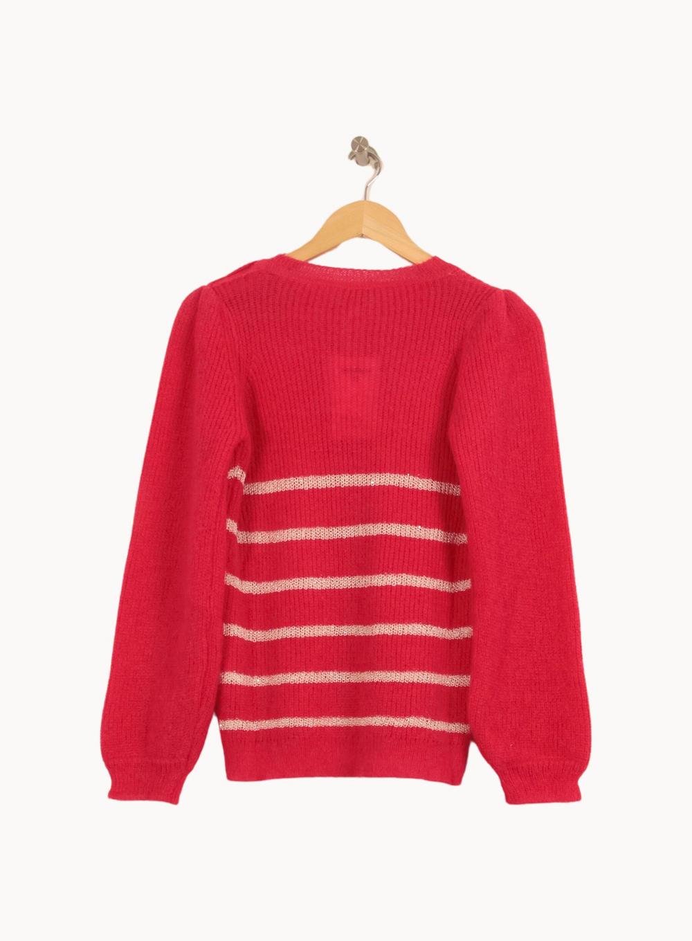 Pull Rose et Blanc - Taille XS/34 de la marque Karl Marc John | PARAD63875 - Vendu par Paradigme - Image 4