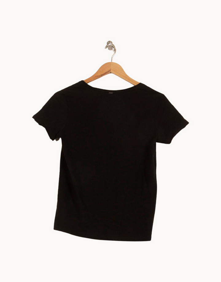 Tee-shirt Noir - Taille M/38 de la marque IKKS | PARAD65359 - Vendu par Paradigme - Image 4
