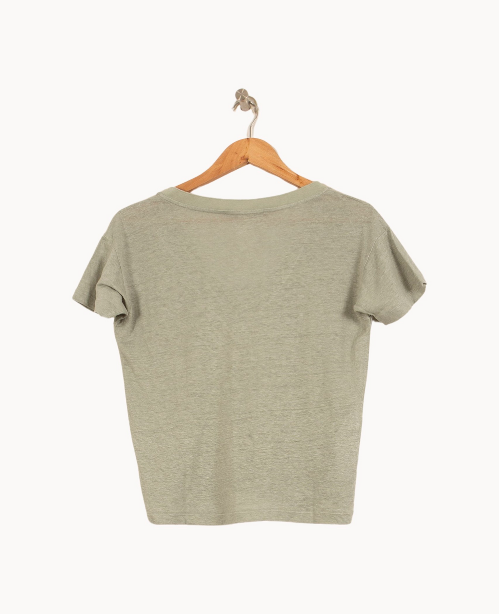 Tee-shirt Vert - Taille XS/34 de la marque Comptoir des Cotonniers | PARAD63772 - Vendu par Paradigme - Image 4