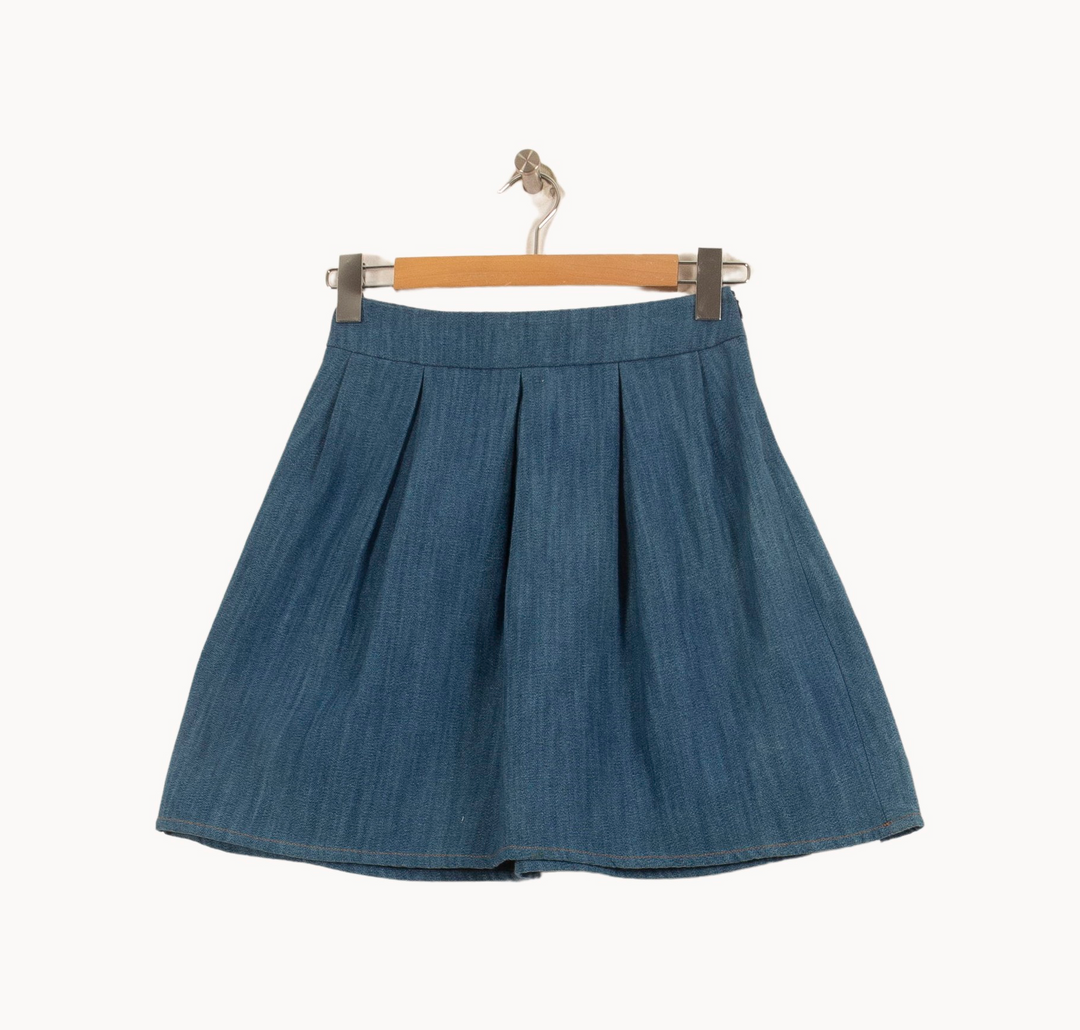 Jupe Patineuse Bleue - Taille S/36 de la marque ba&sh | PARAD65024 - Vendu par Paradigme - Image 2