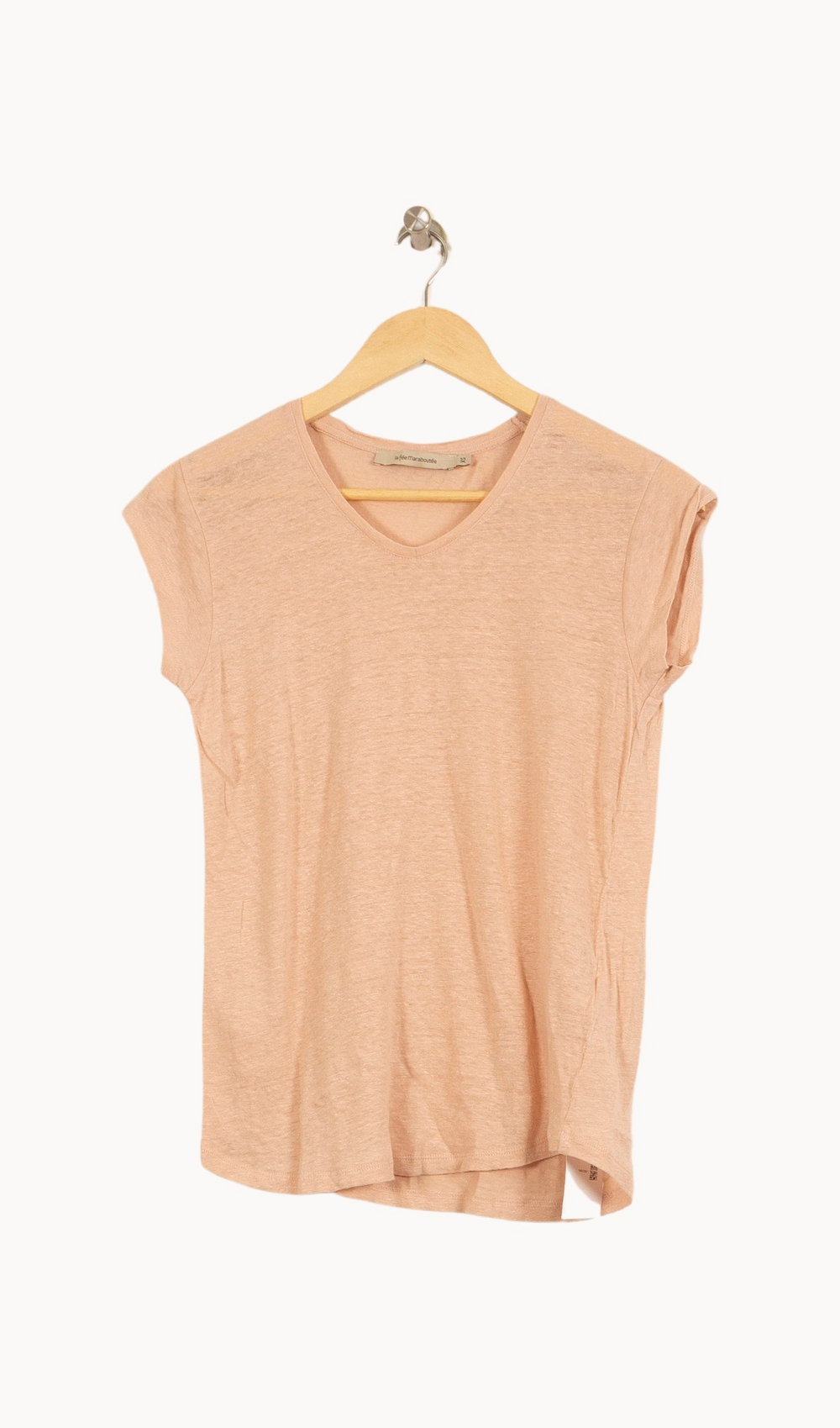 Tee-shirt Rose - Taille XS/34 de la marque La Fée Maraboutée | PARAD50011 - Vendu par Paradigme - Image 2
