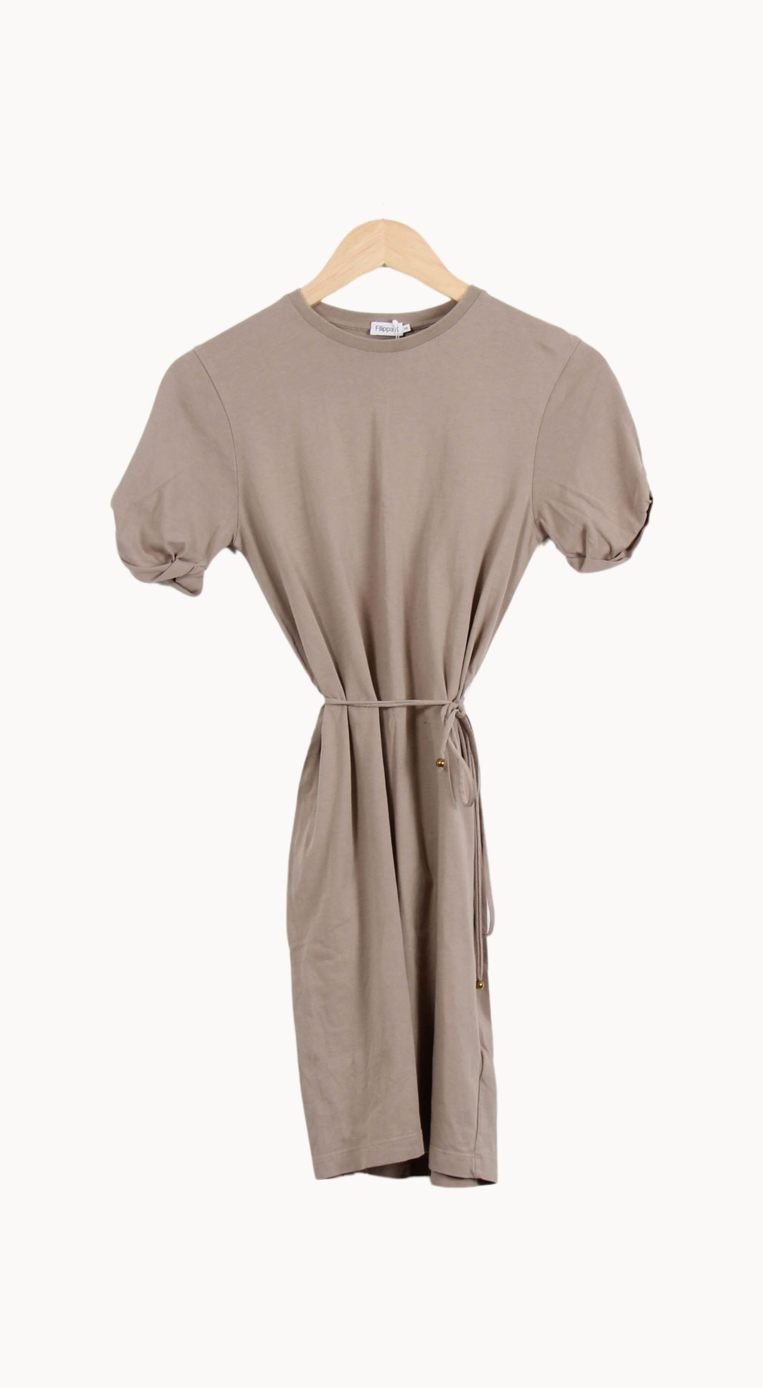 Robe Ceinturée Beige - Taille XS/34 de la marque Filippa K | PARAD66872 - Vendu par Paradigme - Image 2
