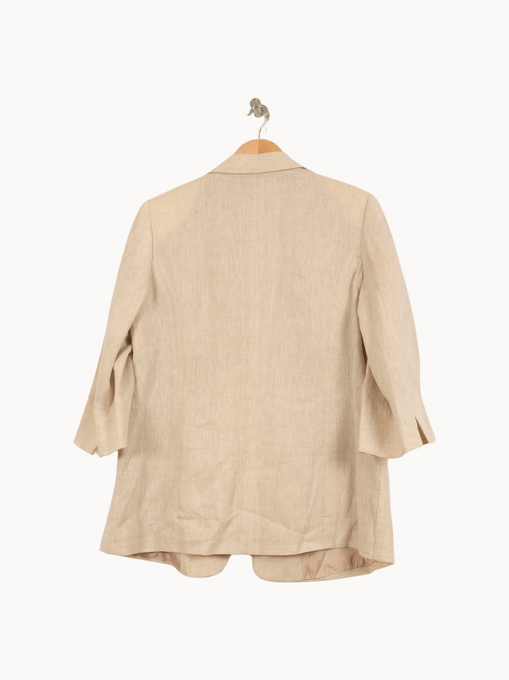 Blazer Beige - Taille XXXL/46 de la marque Marina Rinaldi | PARAD44857 - Vendu par Paradigme - Image 4