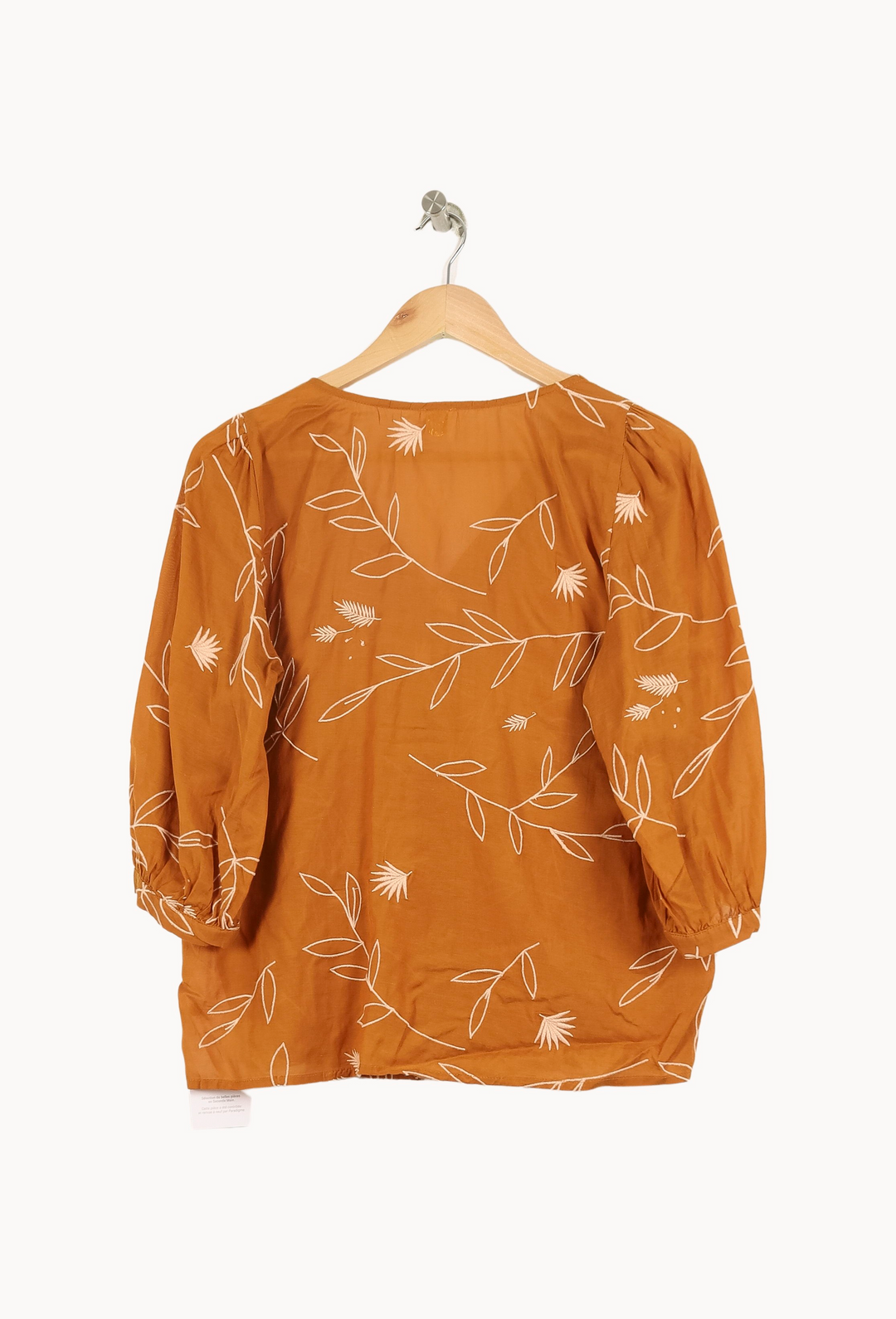 Blouse Marron et Blanche - Taille M/38 de la marque Des petits hauts | PARAD52739 - Vendu par Paradigme - Image 4