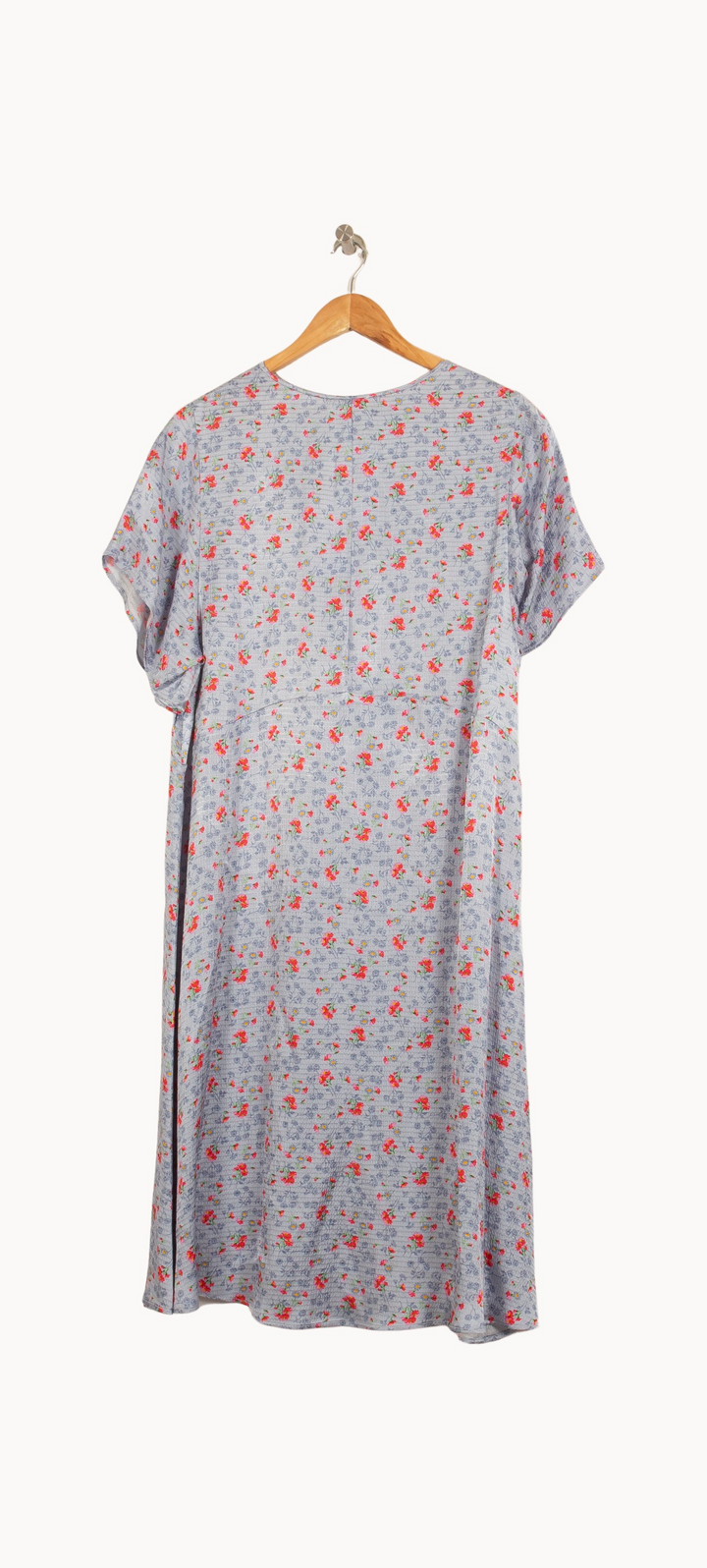 Robe Midi Bleue et Rouge - Taille S/36 de la marque American Vintage | PARAD66515 - Vendu par Paradigme - Image 4
