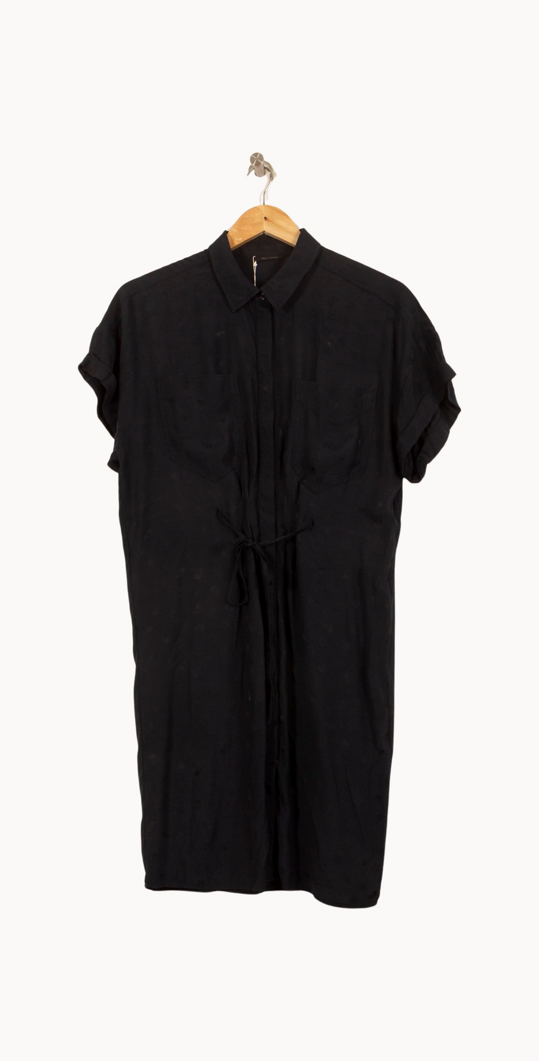 Robe Chemise Noire - Taille S/36 de la marque IKKS | PARAD64954 - Vendu par Paradigme - Image 2