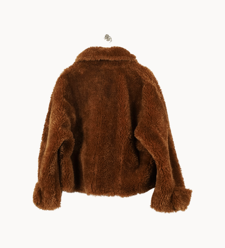Blouson Marron - Taille S/36 de la marque Bérénice | PARAD67570 - Vendu par Paradigme - Image 4