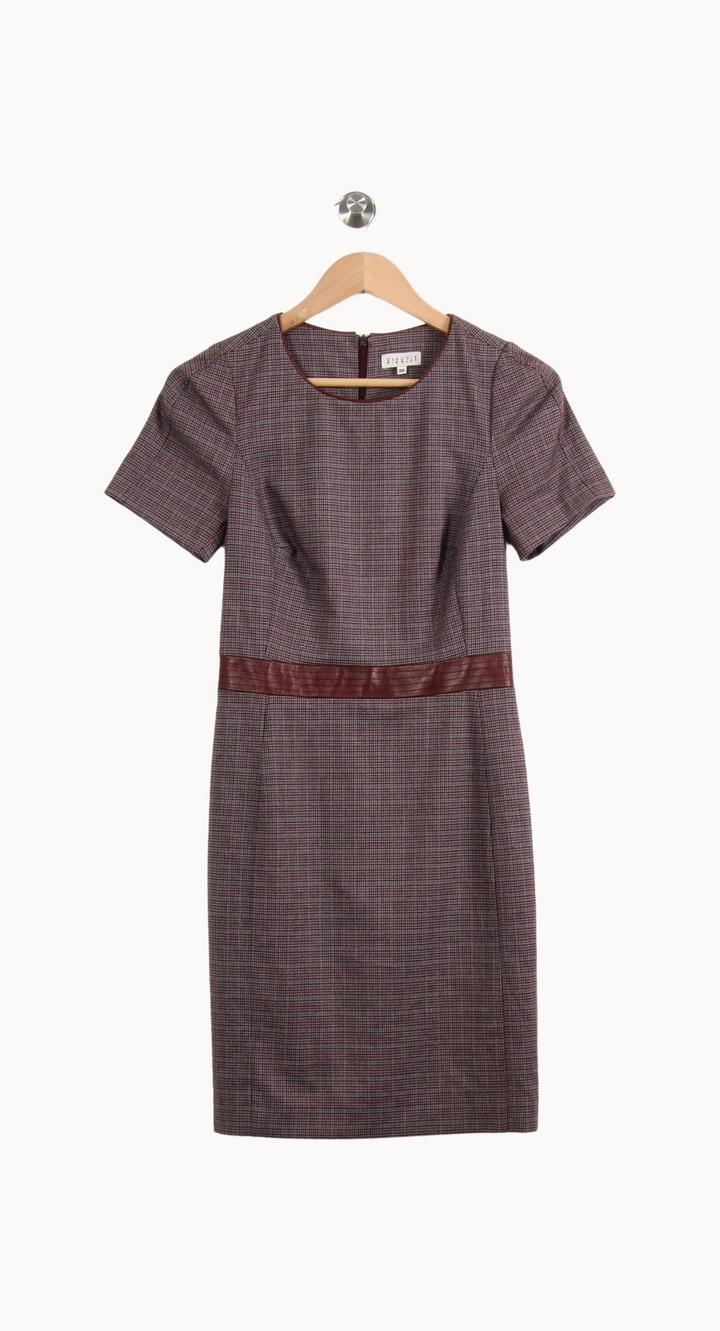 Robe Marron - Taille S/36 de la marque Claudie Pierlot | PARAD32388 - Vendu par Paradigme - Image 2