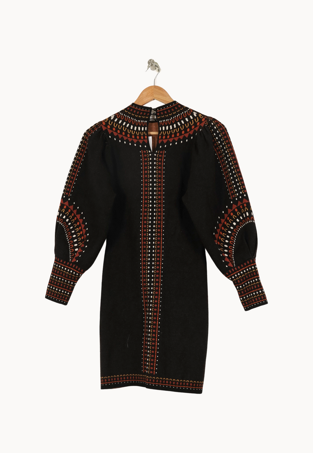 Robe Noire et Rouge - Taille S/36 de la marque Sézane | PARAD67655 - Vendu par Paradigme - Image 4