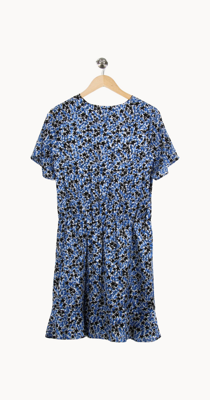 Robe Courte Bleue et Noire - Taille L/40 de la marque IKKS | PARAD62301 - Vendu par Paradigme - Image 4
