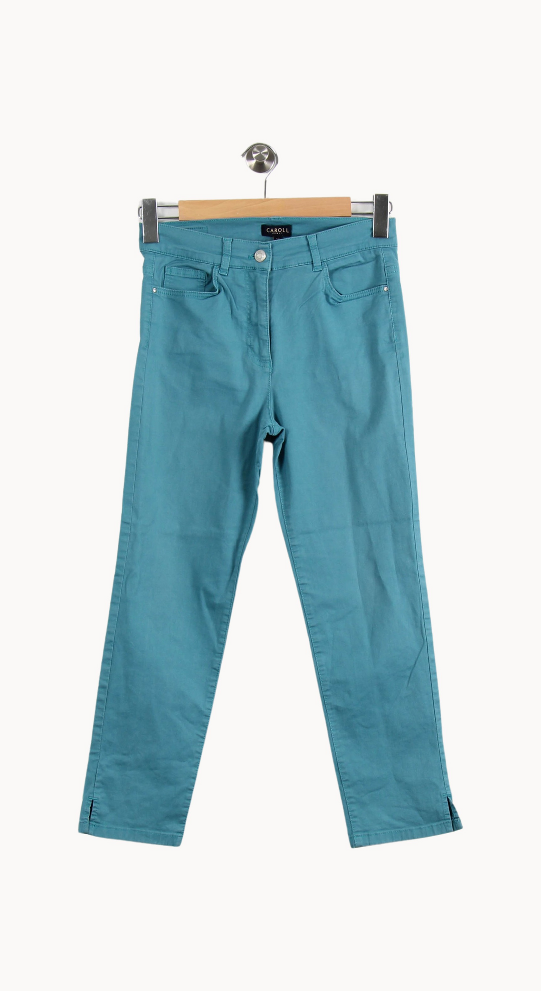Pantalon Vert - Taille S/36 de la marque Caroll | PARAD66493 - Vendu par Paradigme - Image 2