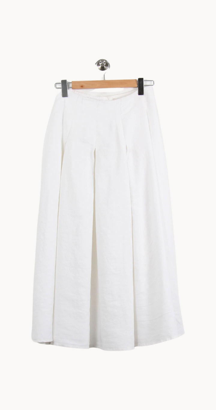 Jupe Longue Blanche - Taille S/36 de la marque ZAPA | PARAD44557 - Vendu par Paradigme - Image 4