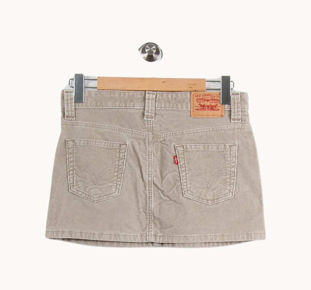 Jupe Courte Beige - Taille XS/34 de la marque Levi's | PARAD66572 - Vendu par Paradigme - Image 4