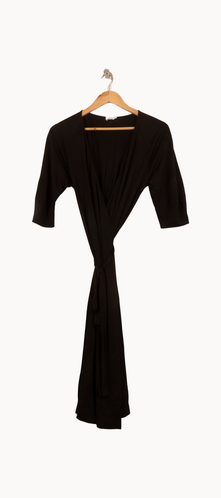 Robe Portefeuille Noire - Taille S/36 de la marque Filippa K | PARAD62611 - Vendu par Paradigme - Image 2