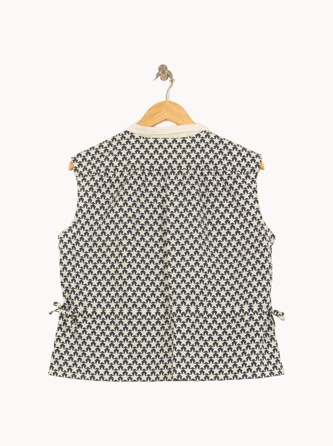 Blouse Sans Manches Bleu et Blanche - Taille XL/42 de la marque Agnès b. | PARAD64244 - Vendu par Paradigme - Image 4