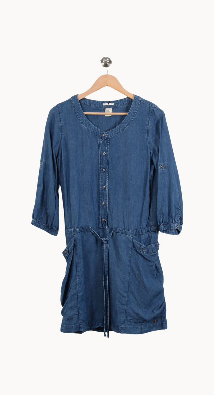 Robe Chemise Bleue - Taille S/36 de la marque Levi's | PARAD69181 - Vendu par Paradigme - Image 2