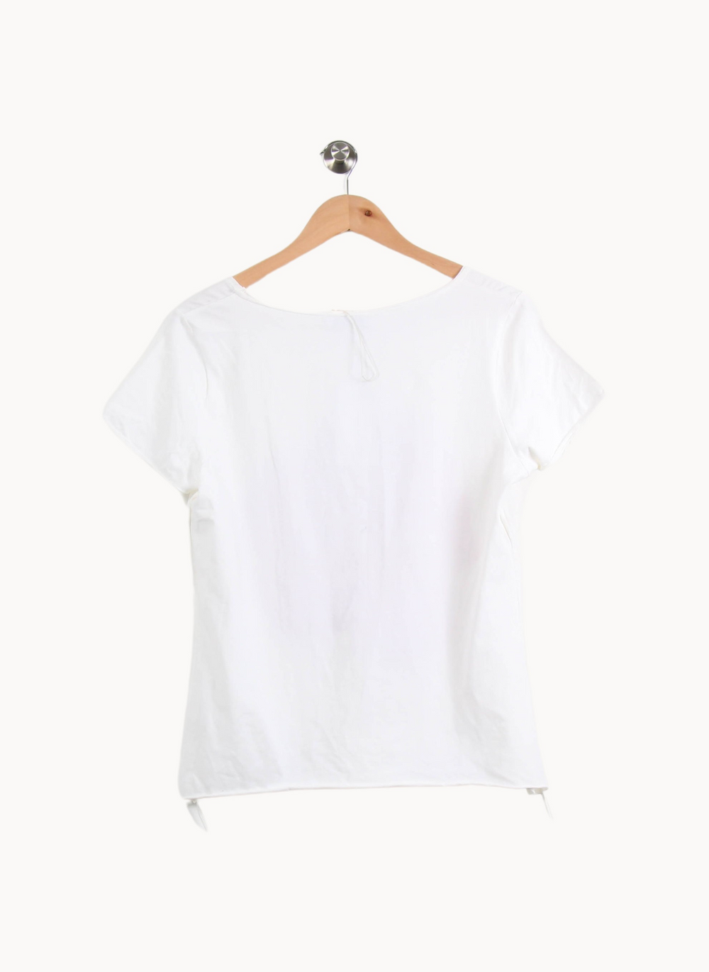 Tee-shirt Blanc et Rouge - Taille M/38 de la marque Marina Rinaldi | PARAD44711 - Vendu par Paradigme - Image 4