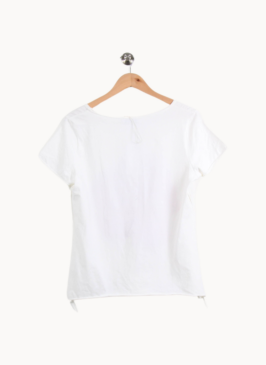 Tee-shirt Blanc et Rouge - Taille M/38 de la marque Marina Rinaldi | PARAD44711 - Vendu par Paradigme - Image 4