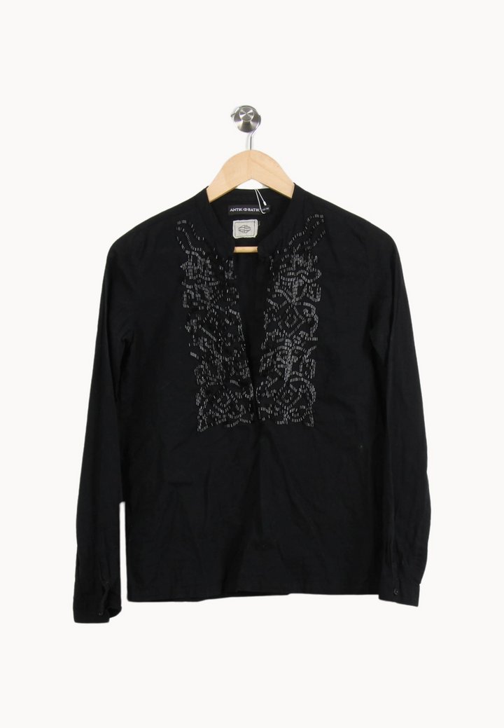 Chemise Noire - Taille XS/34 de la marque Antik Batik | PARAD67265 - Vendu par Paradigme - Image 2