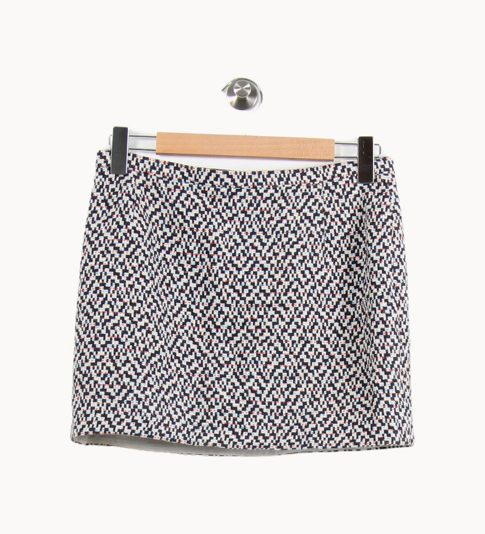 Jupe Courte Blanche et Noire - Taille M/38 de la marque Paul & Joe | PARAD63812 - Vendu par Paradigme - Image 2