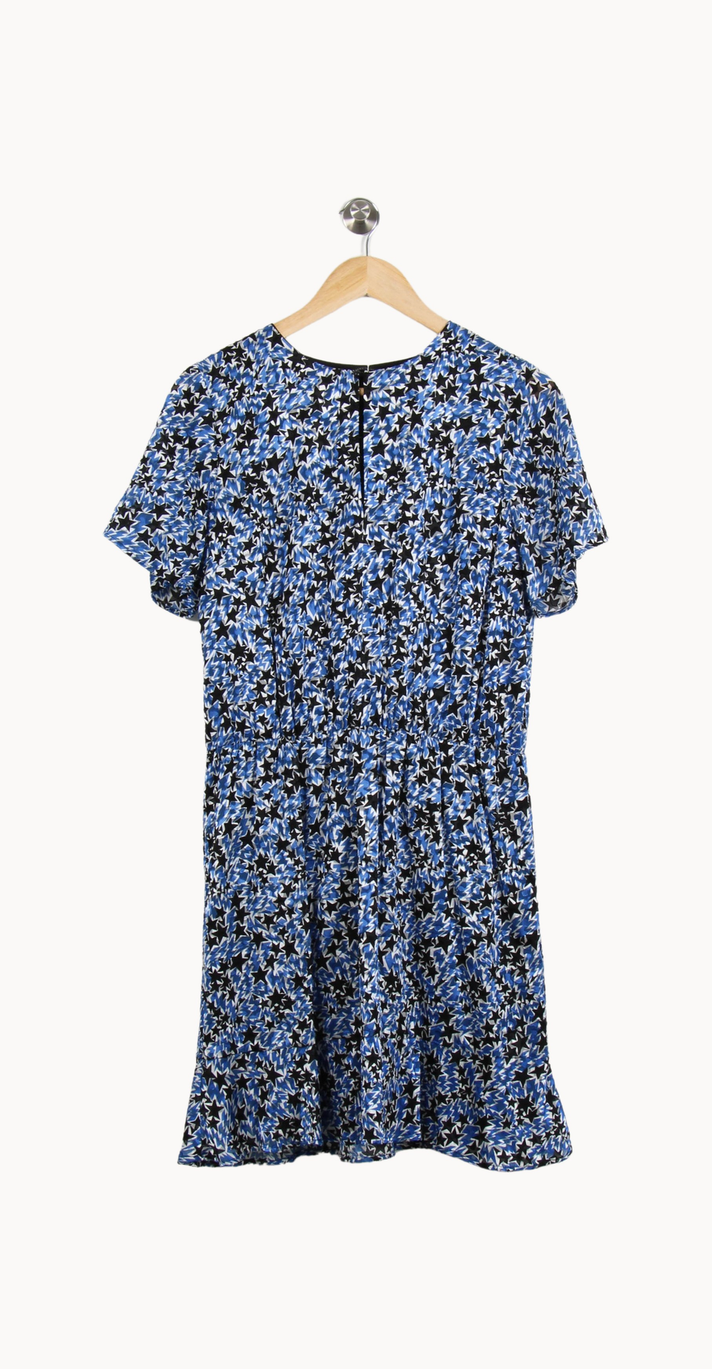 Robe Courte Bleue et Noire - Taille L/40 de la marque IKKS | PARAD62301 - Vendu par Paradigme - Image 2