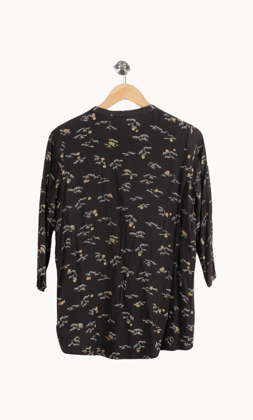 Blouse Noire et Beige - Taille L/40 de la marque Sessùn | PARAD66484 - Vendu par Paradigme - Image 4