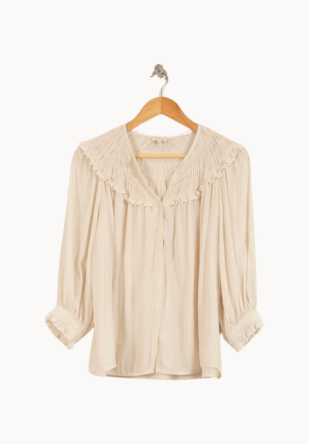 Blouse Beige - Taille S/36 de la marque Pablo | PARAD13509 - Vendu par Paradigme - Image 2