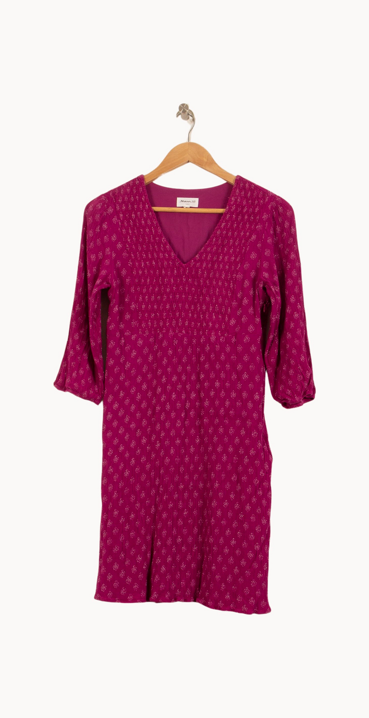 Robe Midi Rose - Taille M/38 de la marque Maison 123 | PARAD53207 - Vendu par Paradigme - Image 2