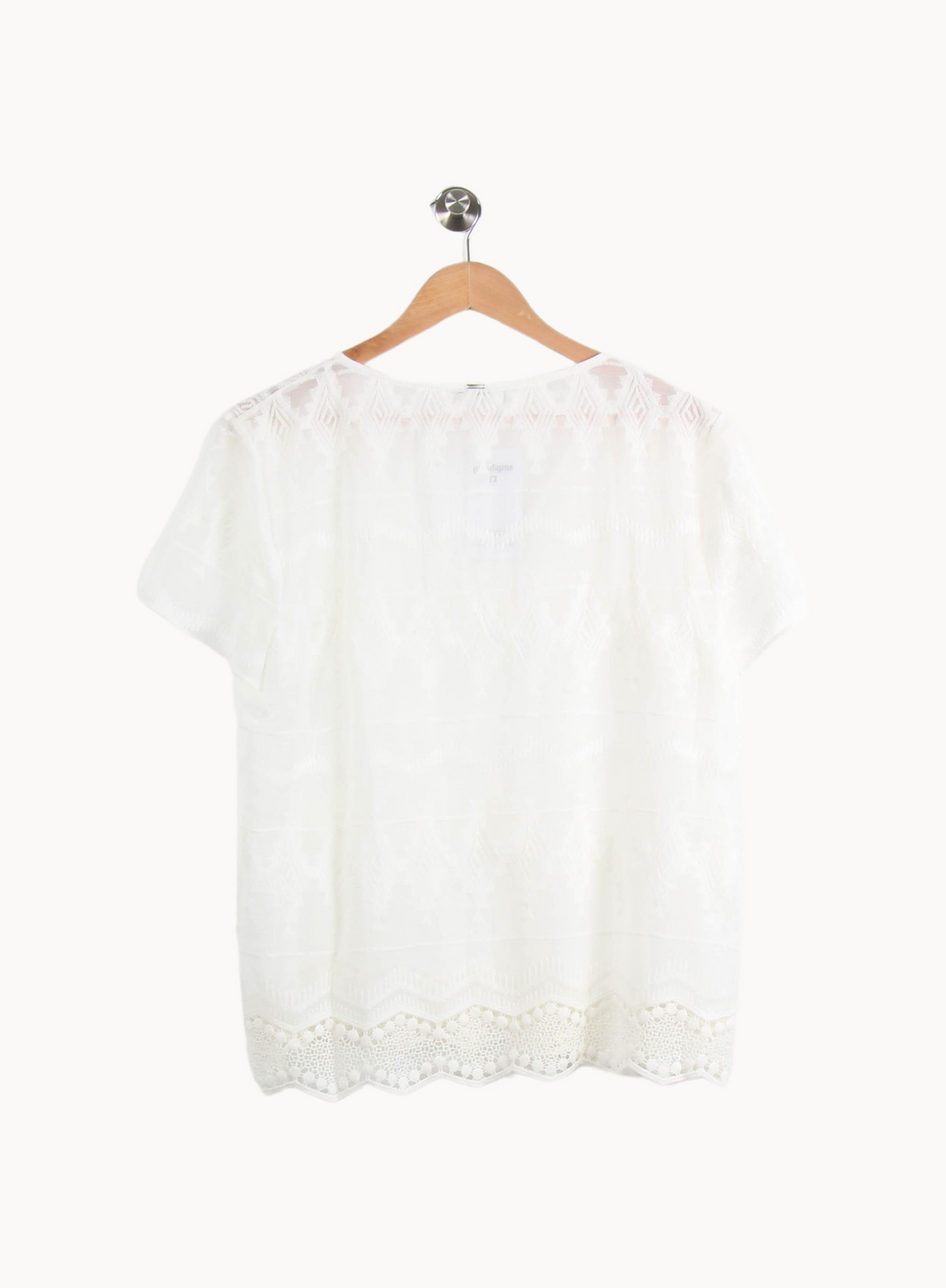 Blouse Blanche - Taille L/40 de la marque IKKS | PARAD66517 - Vendu par Paradigme - Image 4